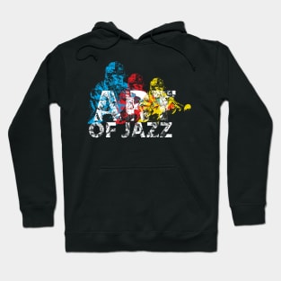 Art of Jazz Abstract Modern Style Theme Hoodie